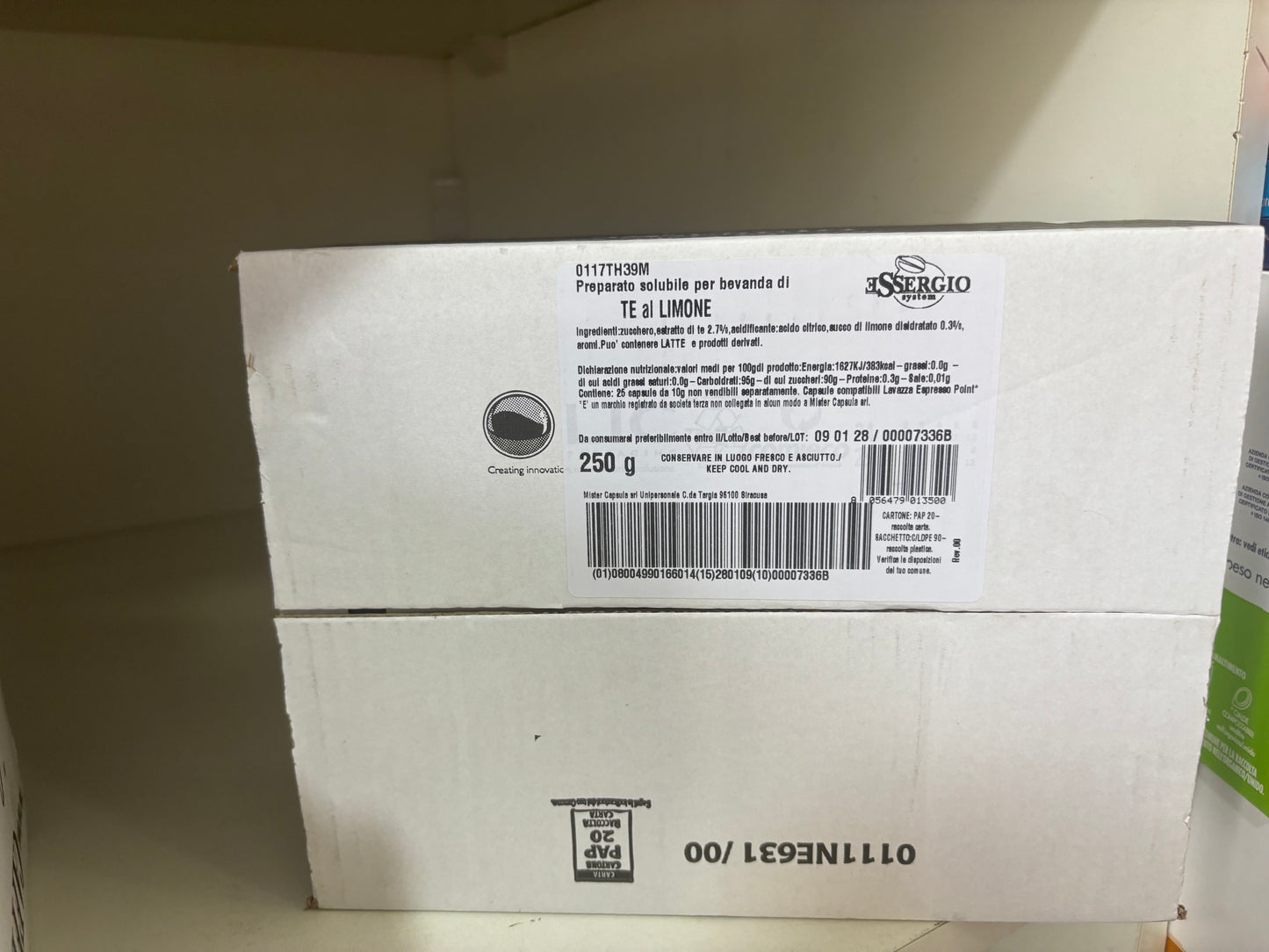 25 capsule aromatizzate essergio