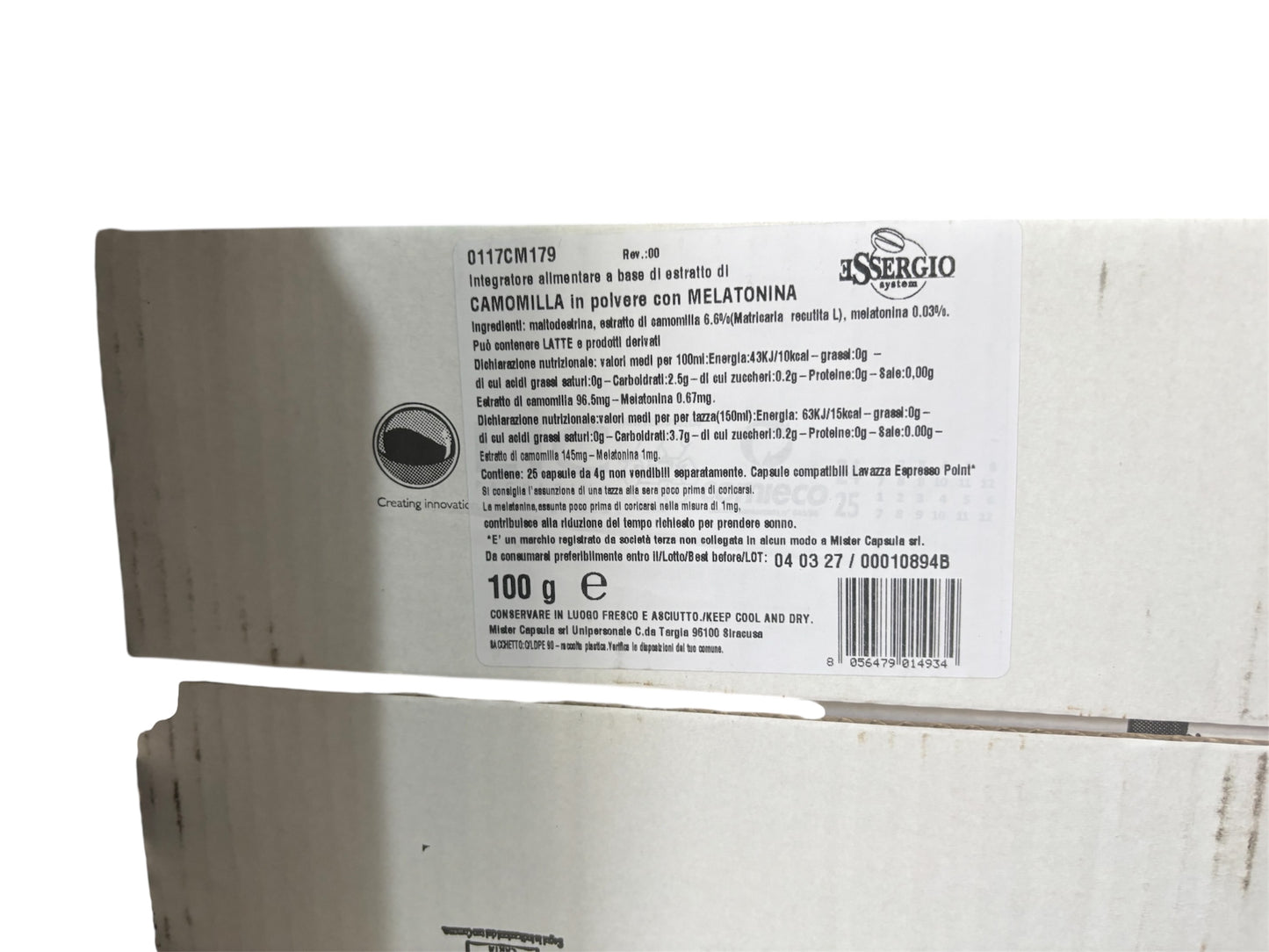 25 capsule aromatizzate essergio